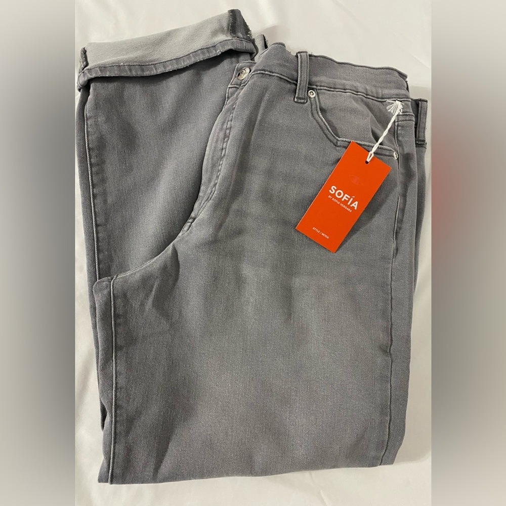 New-Sofia Beatrix Relaxed Boyfriend Jeans Size 12